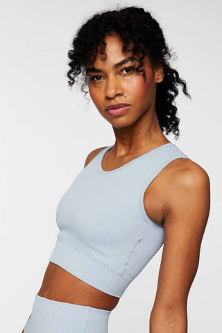 Ribbed Seamless Longline Bra