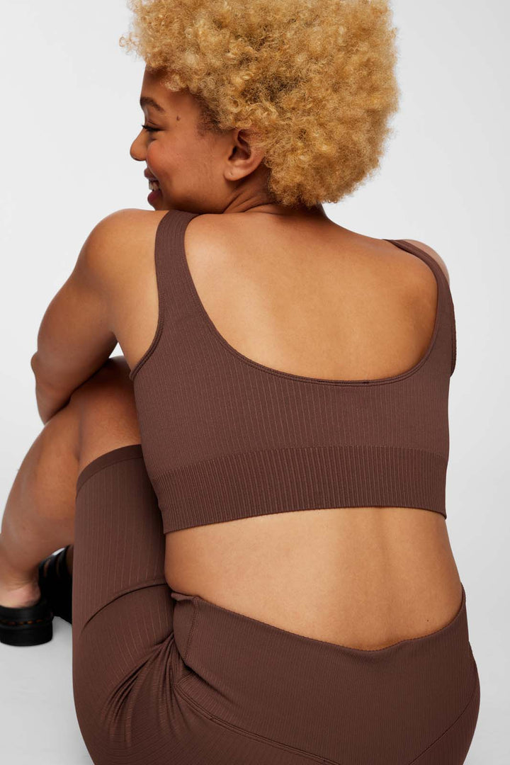 Ribbed Seamless Bra