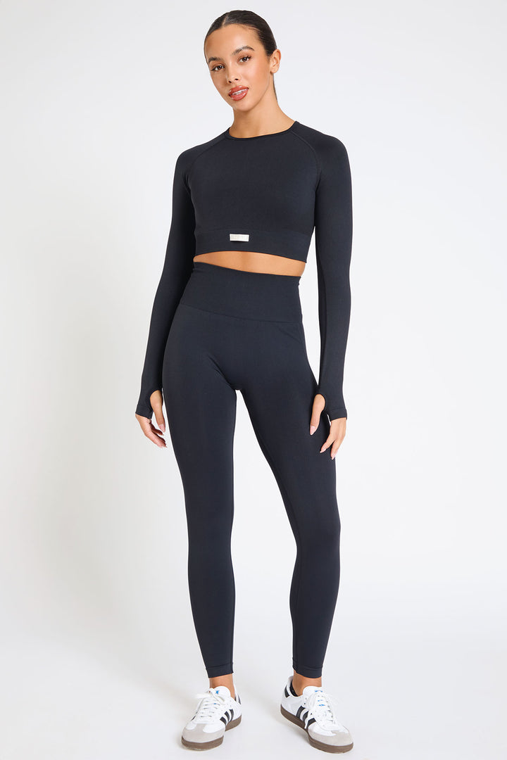 Contour Seamless Long Sleeve Crop Top