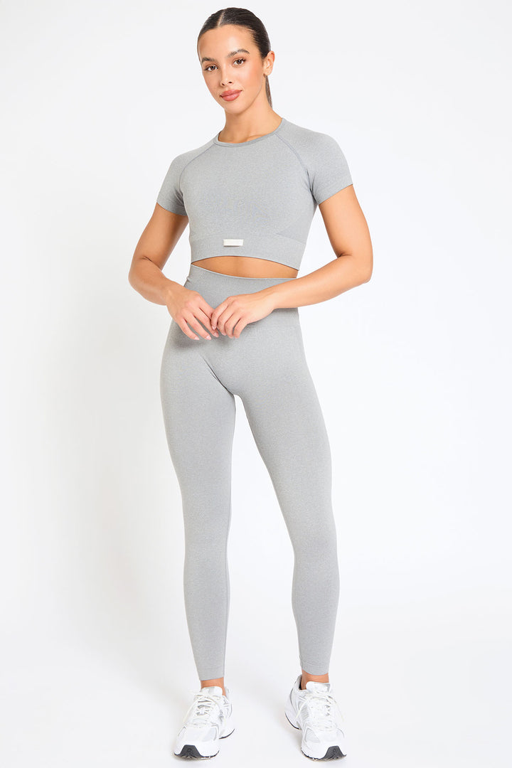 Contour Seamless Crop Tee