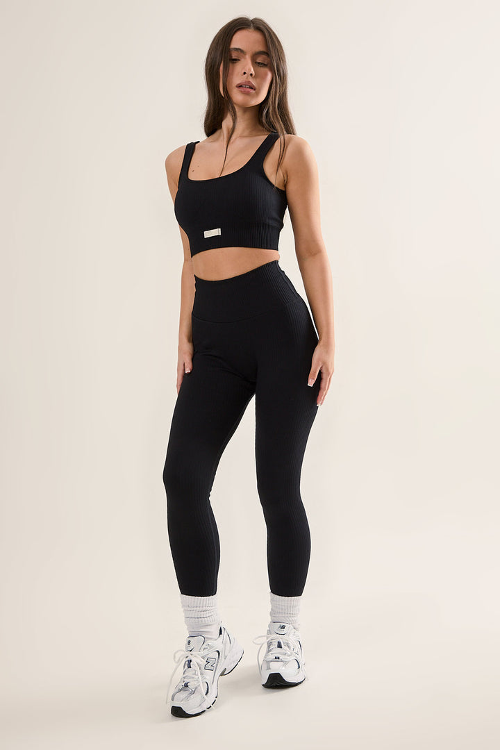 Ribbed Seamless Bra