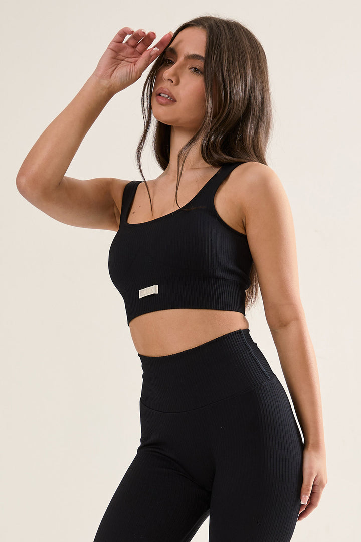 Ribbed Seamless Bra