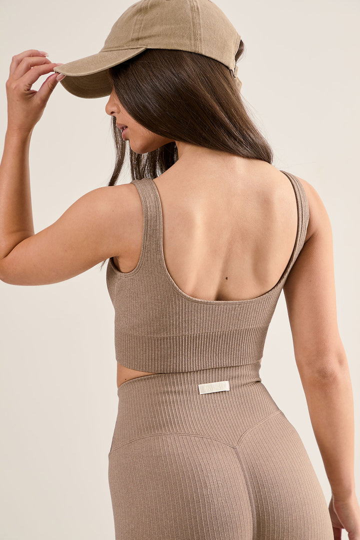 Ribbed Seamless Bra